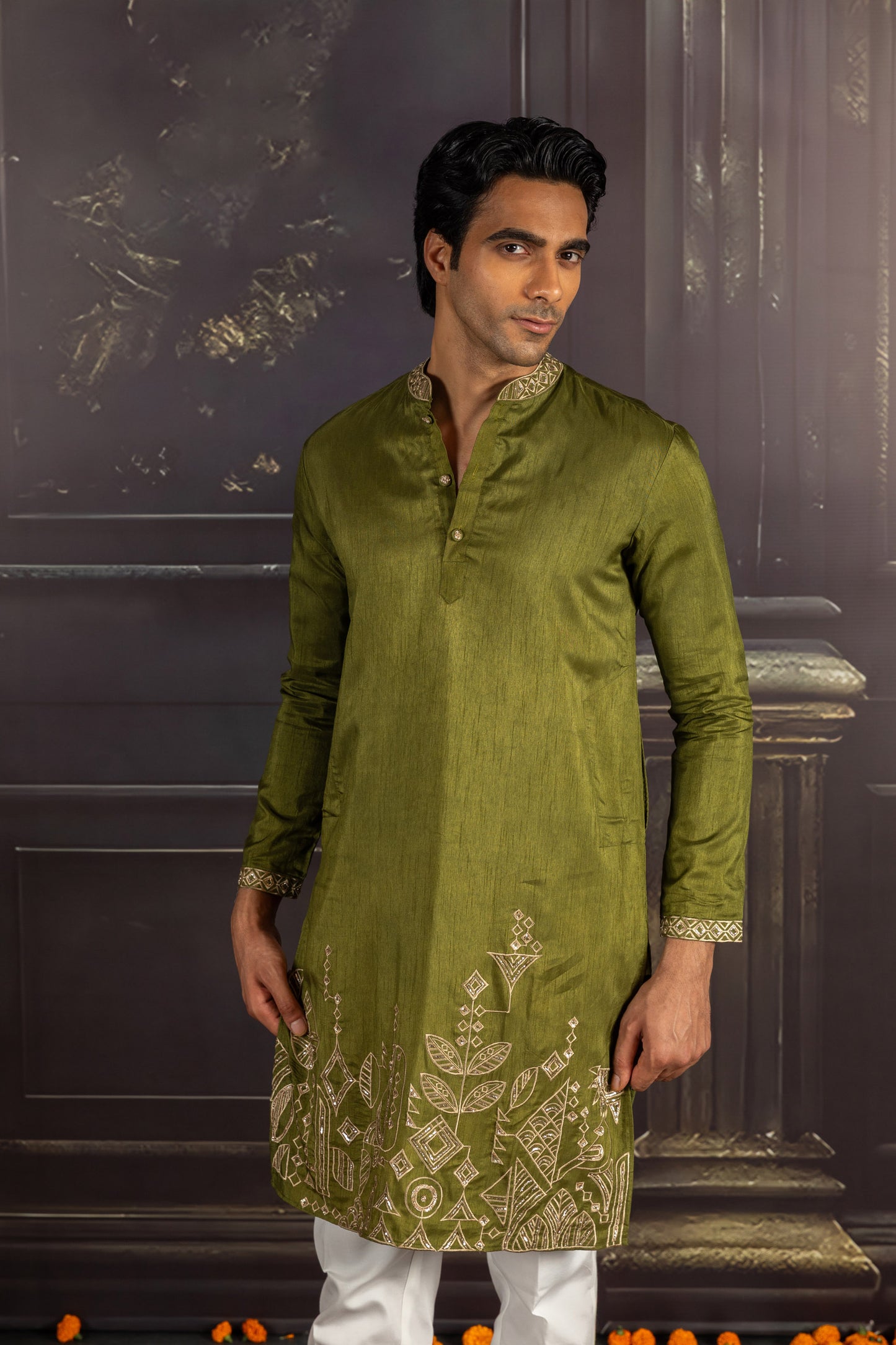 Sage Whisper Kurta