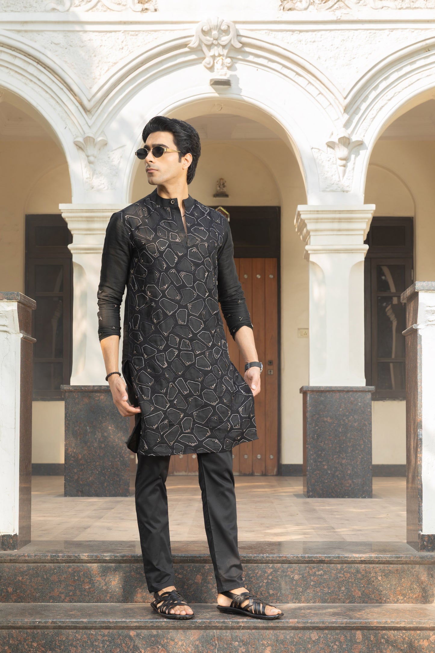 Shadow Linen Kurta