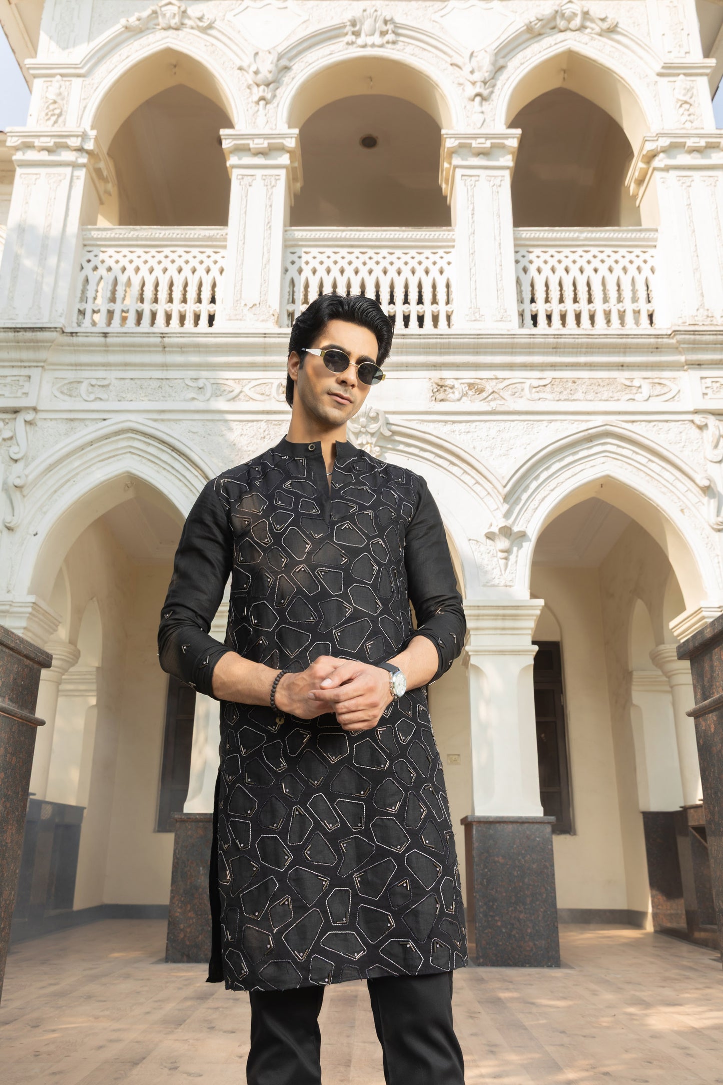Shadow Linen Kurta