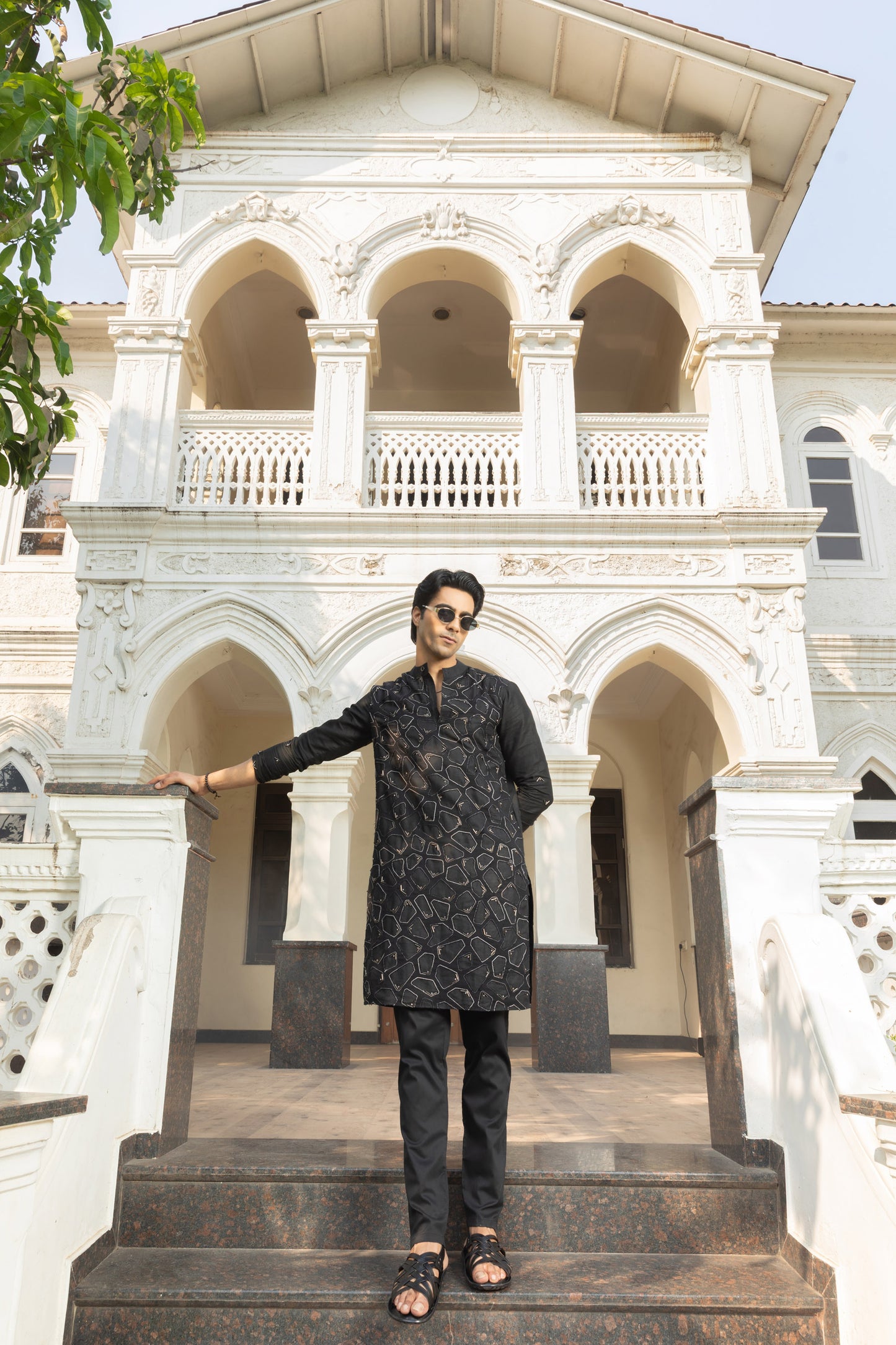 Shadow Linen Kurta