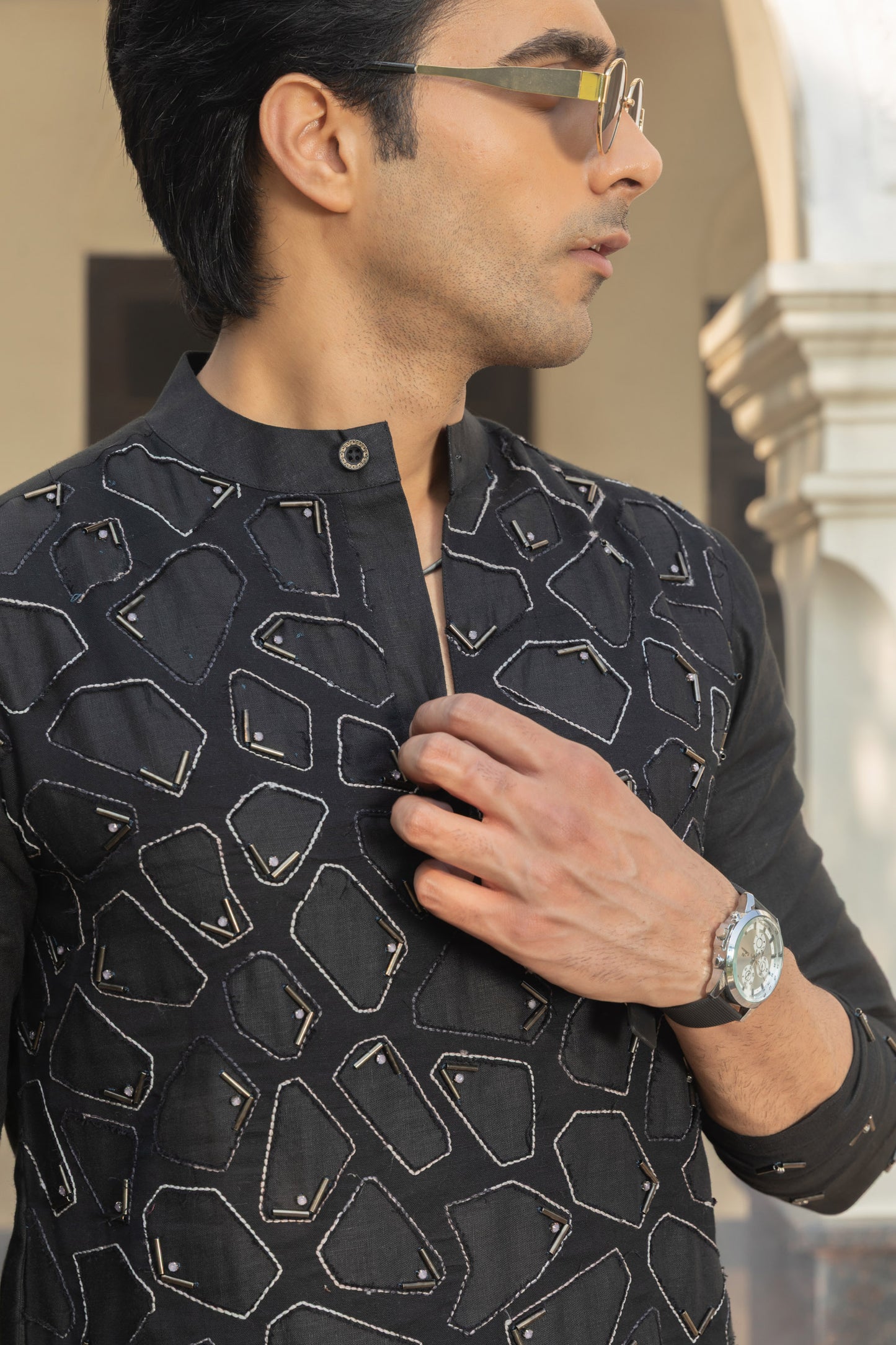 Shadow Linen Kurta