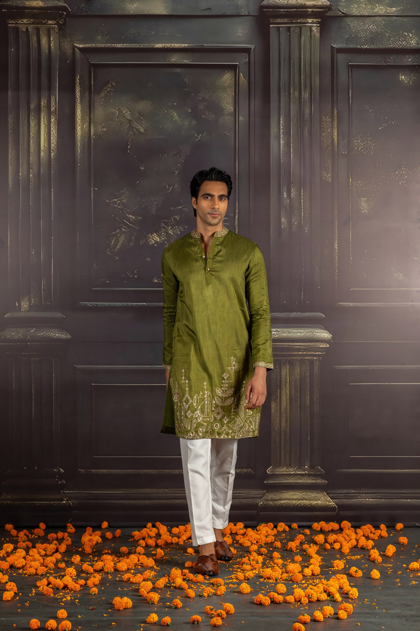 Sage Whisper Kurta