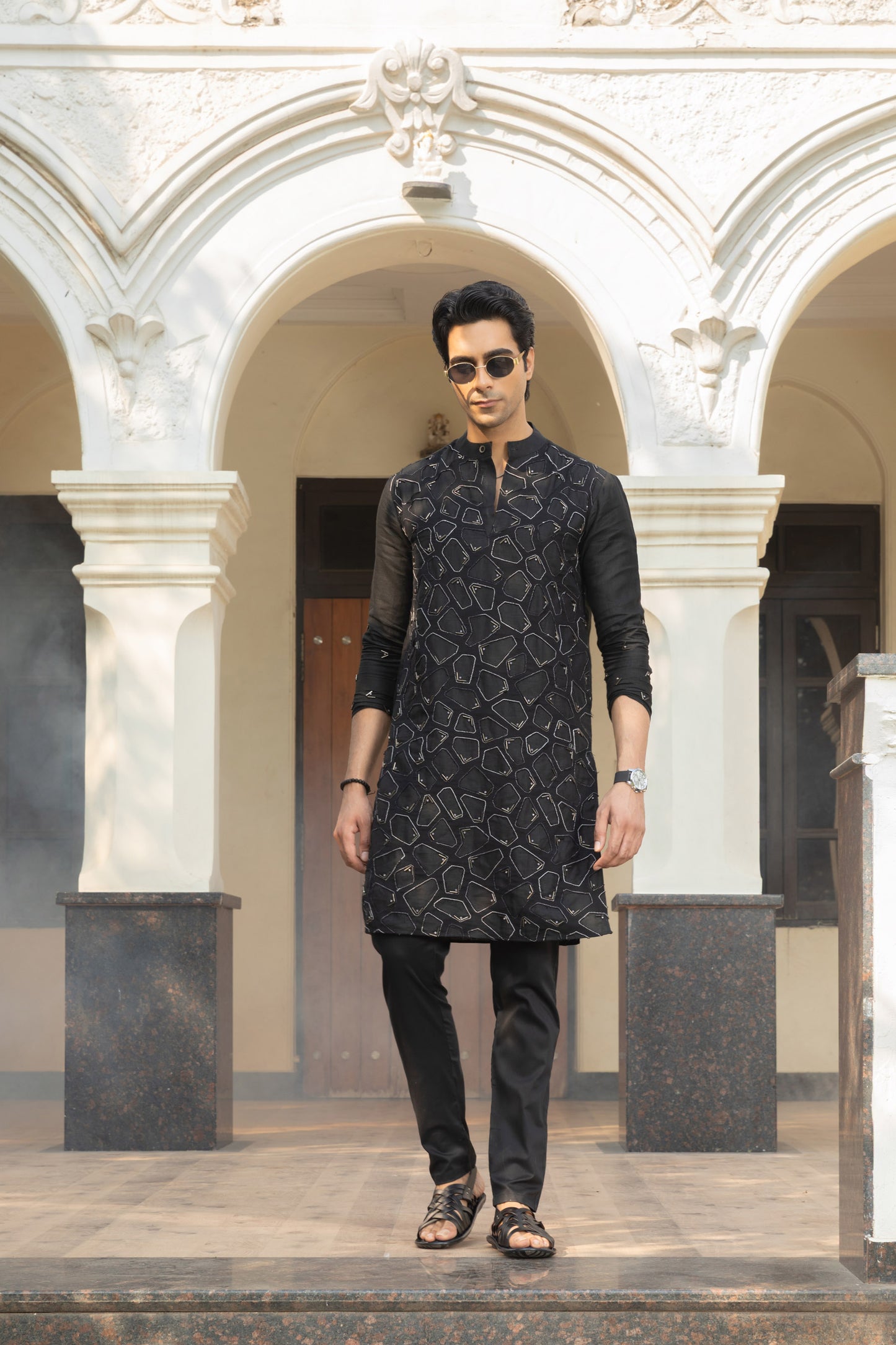 Shadow Linen Kurta
