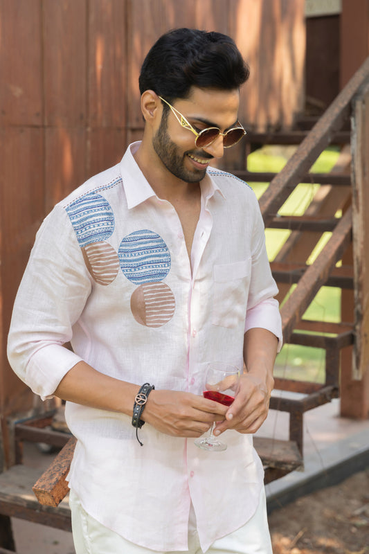 Soft Petal Linen Shirt